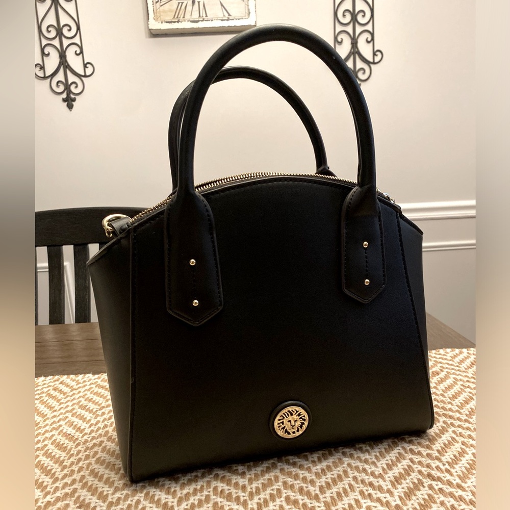 Anne Klein Black Leather Purse
